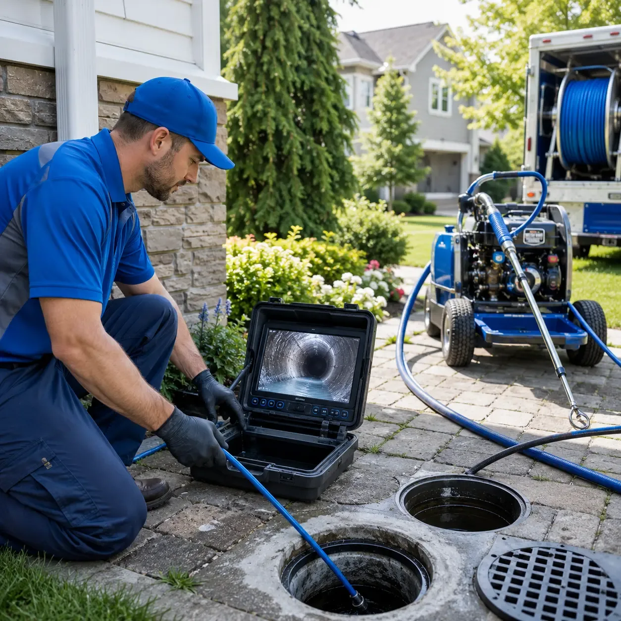 Outdoor drain cleaning professionals serving Earle, AR